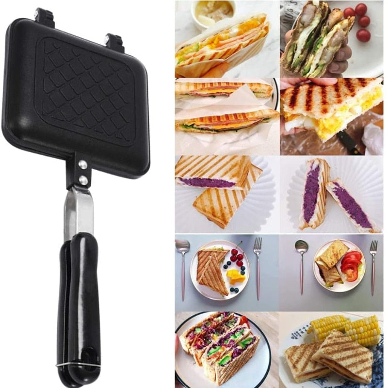 Lisslune | Double Sided Non-Stick Sandwich Maker Pan