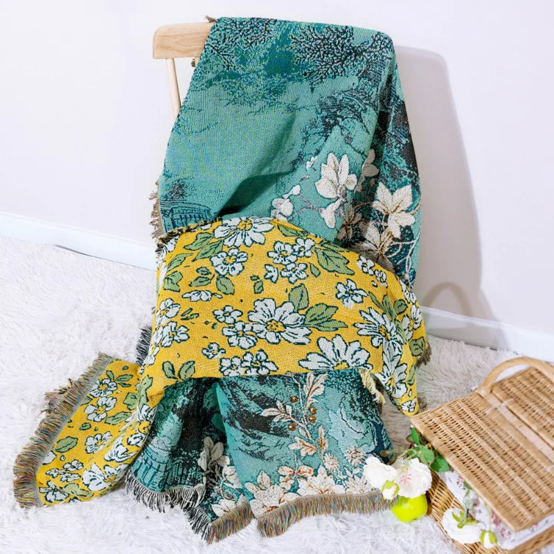 Lisslune | Serenity Tapestry Throw Blanket