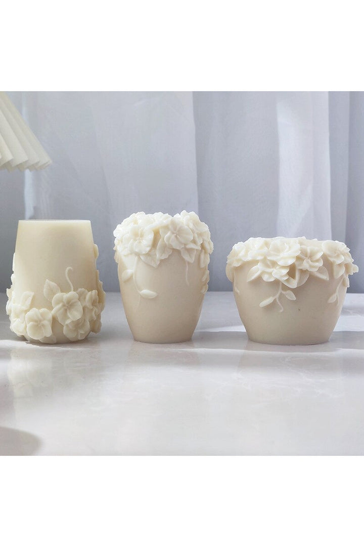 Lisslune | Rattan Flower Candle Shape