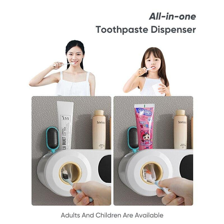 Lisslune | Comprehensive bathroom organizer set for toothbrushes, cups, and cosmetics