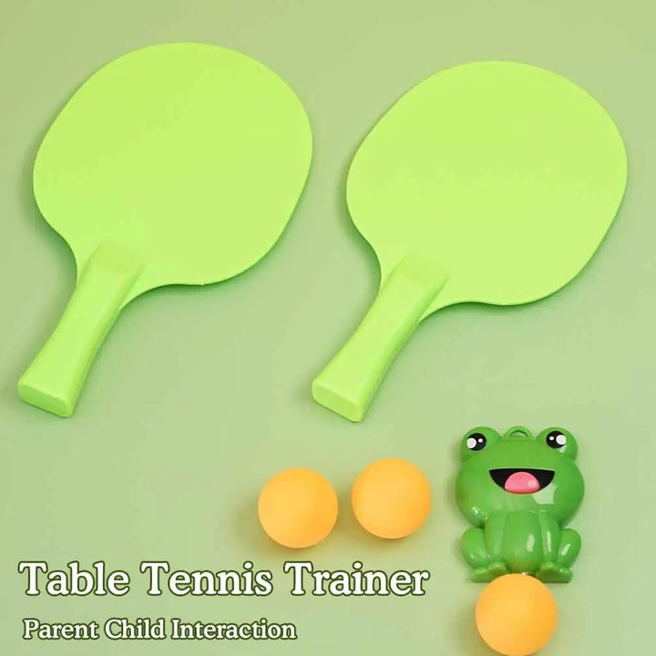 Lisslune | Froggy Paddle Play Indoor Table Tennis Trainer Set