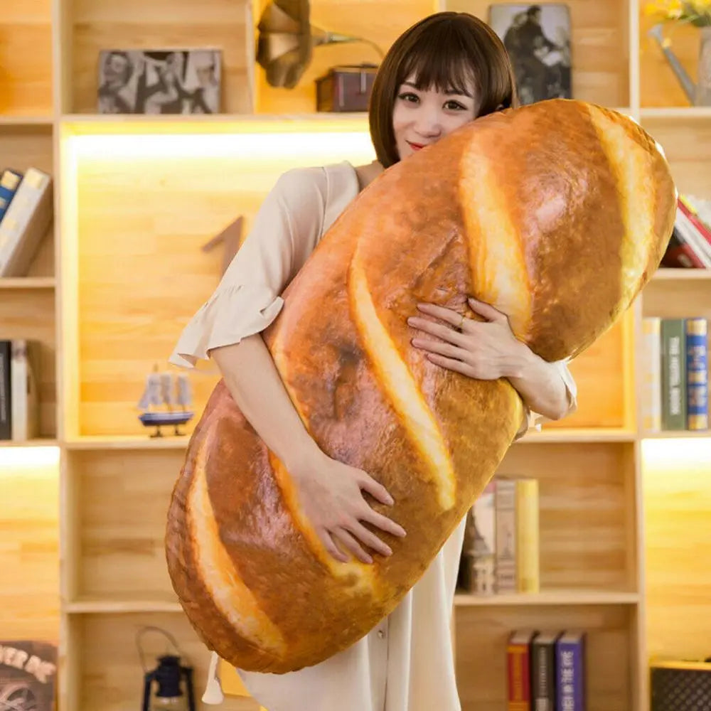 Lisslune | Large Bread Soft Washable Plush Pillow