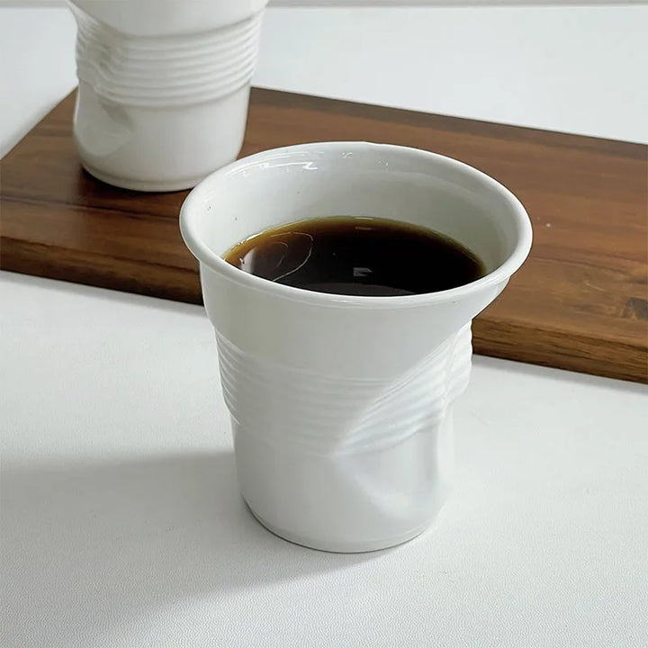 Lisslune | Realistic Ceramic Bent Creative Mug