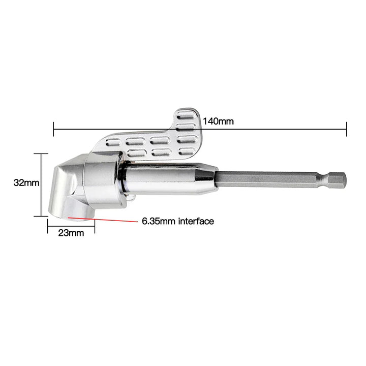 Lisslune | 360 Degree Right Angle Drill Extension Tool