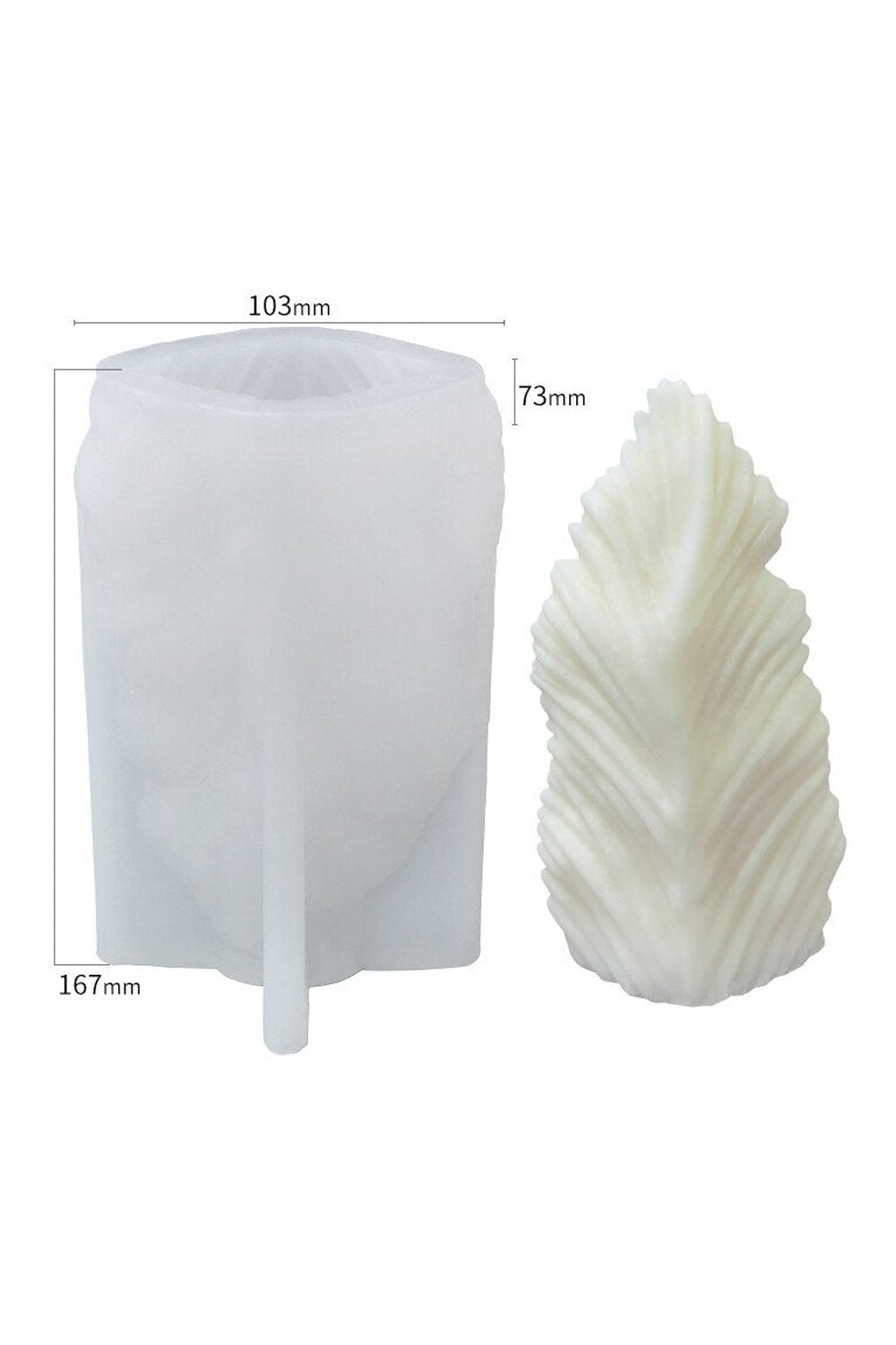 Lisslune | Fan Candle Shape