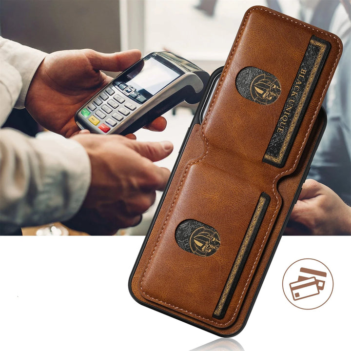 Lisslune | Noble iPhone Leather Case with Card Slots