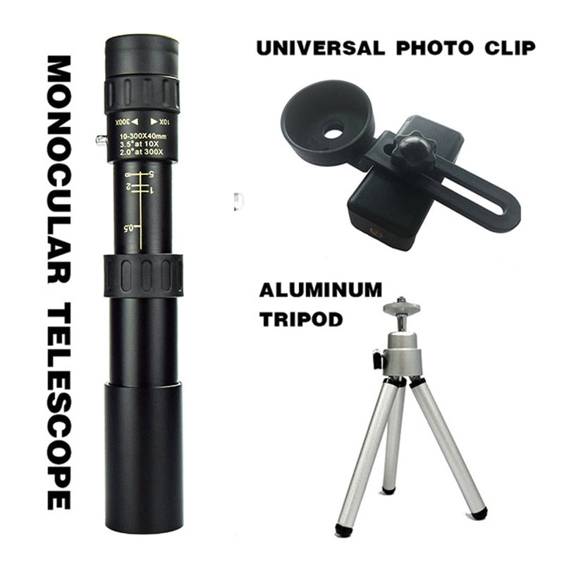 Lisslune | 10-300X Zoom Telescope for Mobile Phone