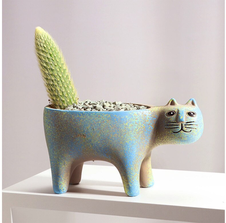 Lisslune | PurrBloom - Elegant cat-shaped plant boxes for succulents