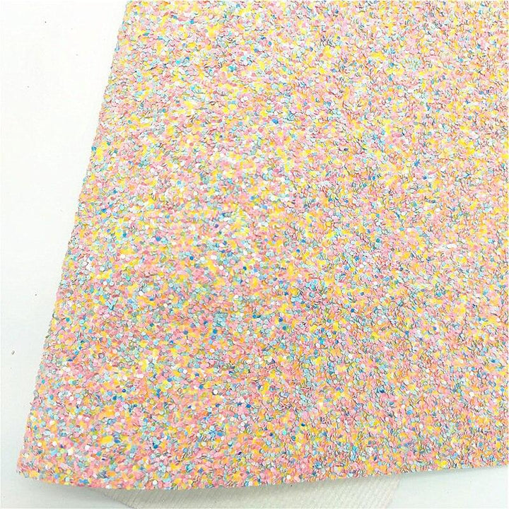 Lisslune | Spring Rabbit & Flower Synthetic Leather Craft Kit - Bright Prints for Creative DIY Projects