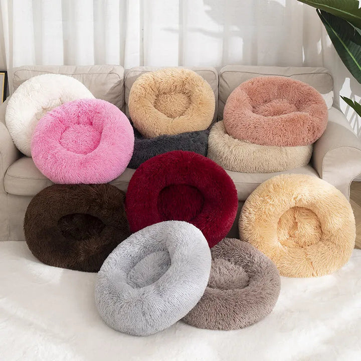 Lisslune | Calming Comfort Pet Bed | Breathable Plush Material