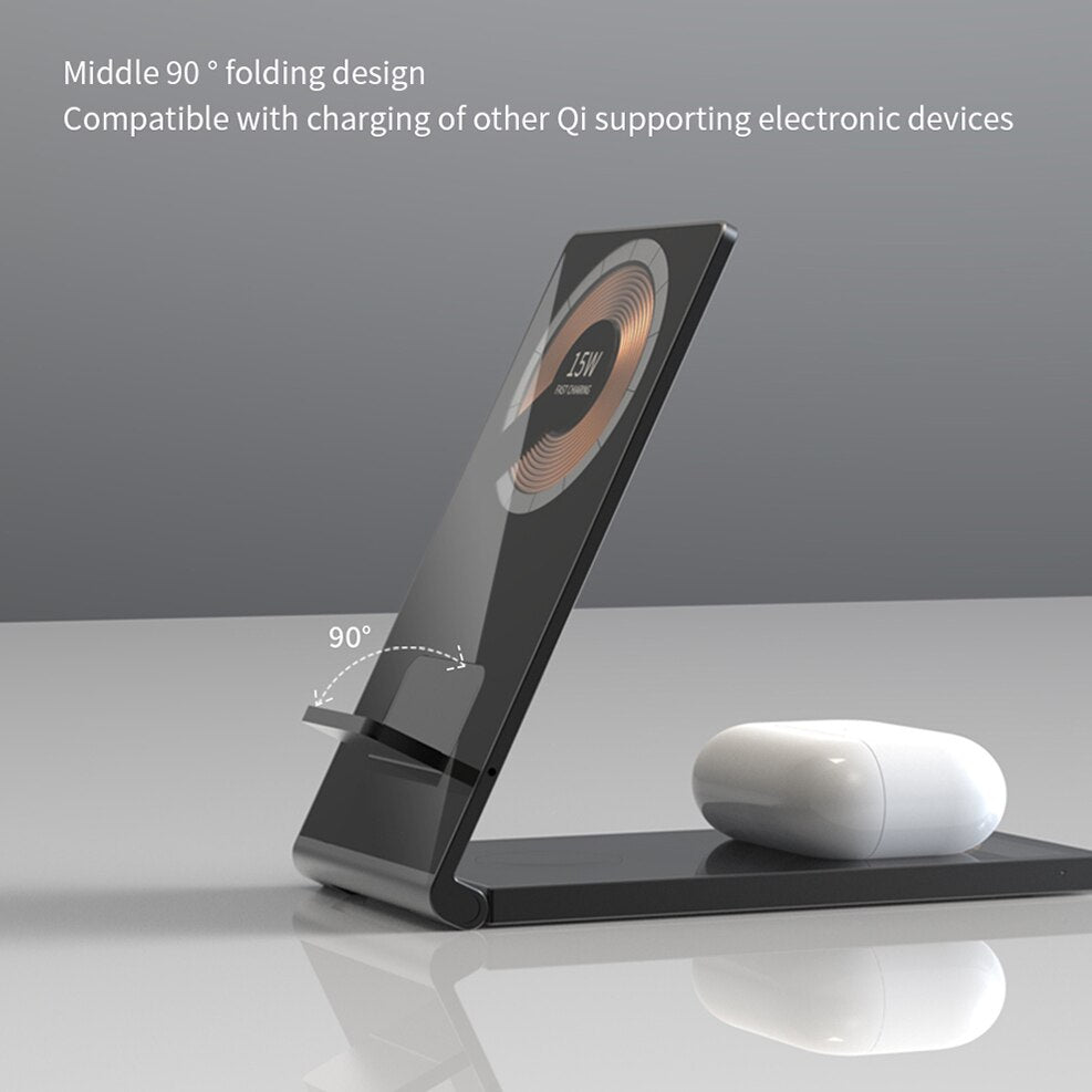 Lisslune | Clear Beam Foldable Magnetic Wireless Charger Stand