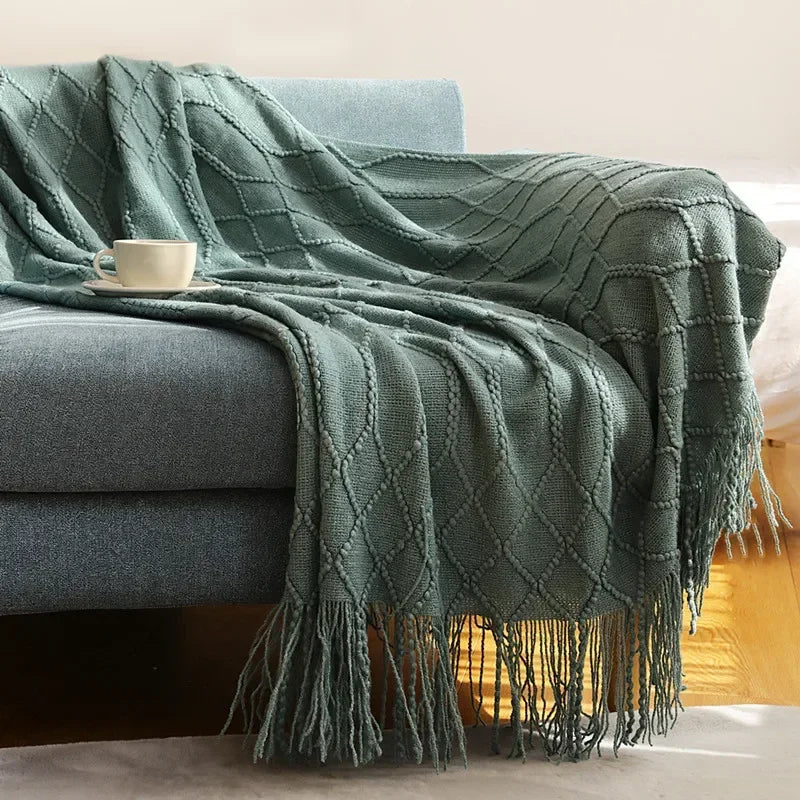 Lisslune | Nordic Style Dick Knitted Blanket