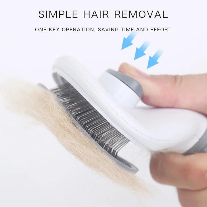 Lisslune | Revolutionary Self-Cleaning Pet Grooming Brush for Dogs and Cats - Effortlessly Remove Tangles!