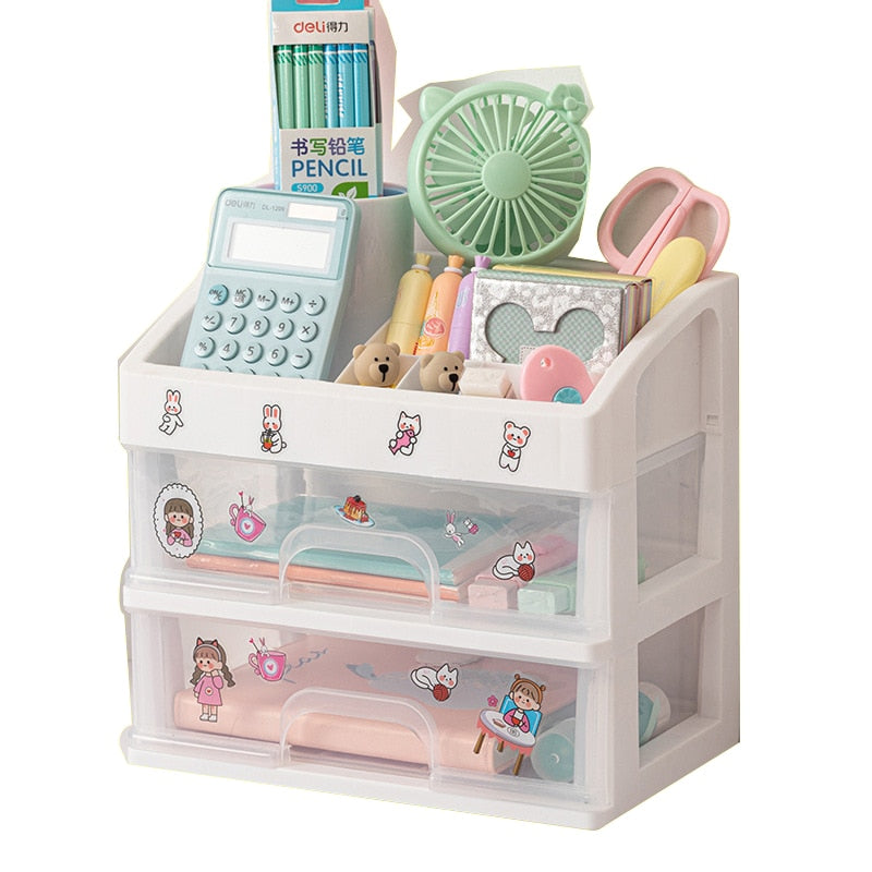 Lisslune | Tidy Tower Desk Organizer Storage Box