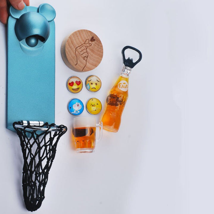Lisslune | Fridge Magnetic Basketball Bottle Opener