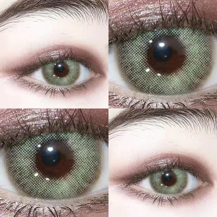 Rynx | Natural Color Lens Eyes 2 Pieces Annual Color Contact Lenses For Eye Beauty Red Fashion Large Diameter Animation Lens Cosmetics