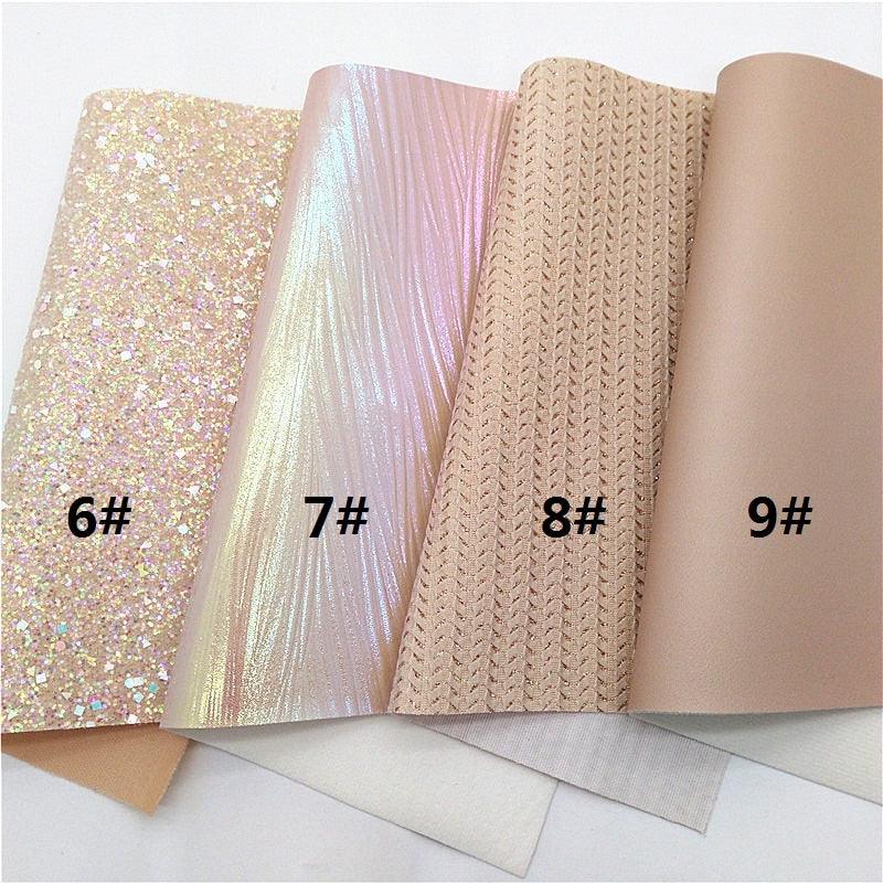 Lisslune | Leopard Print Glitter Lace Synthetic Leather Craft Sheets - Ultimate DIY Creations Kit