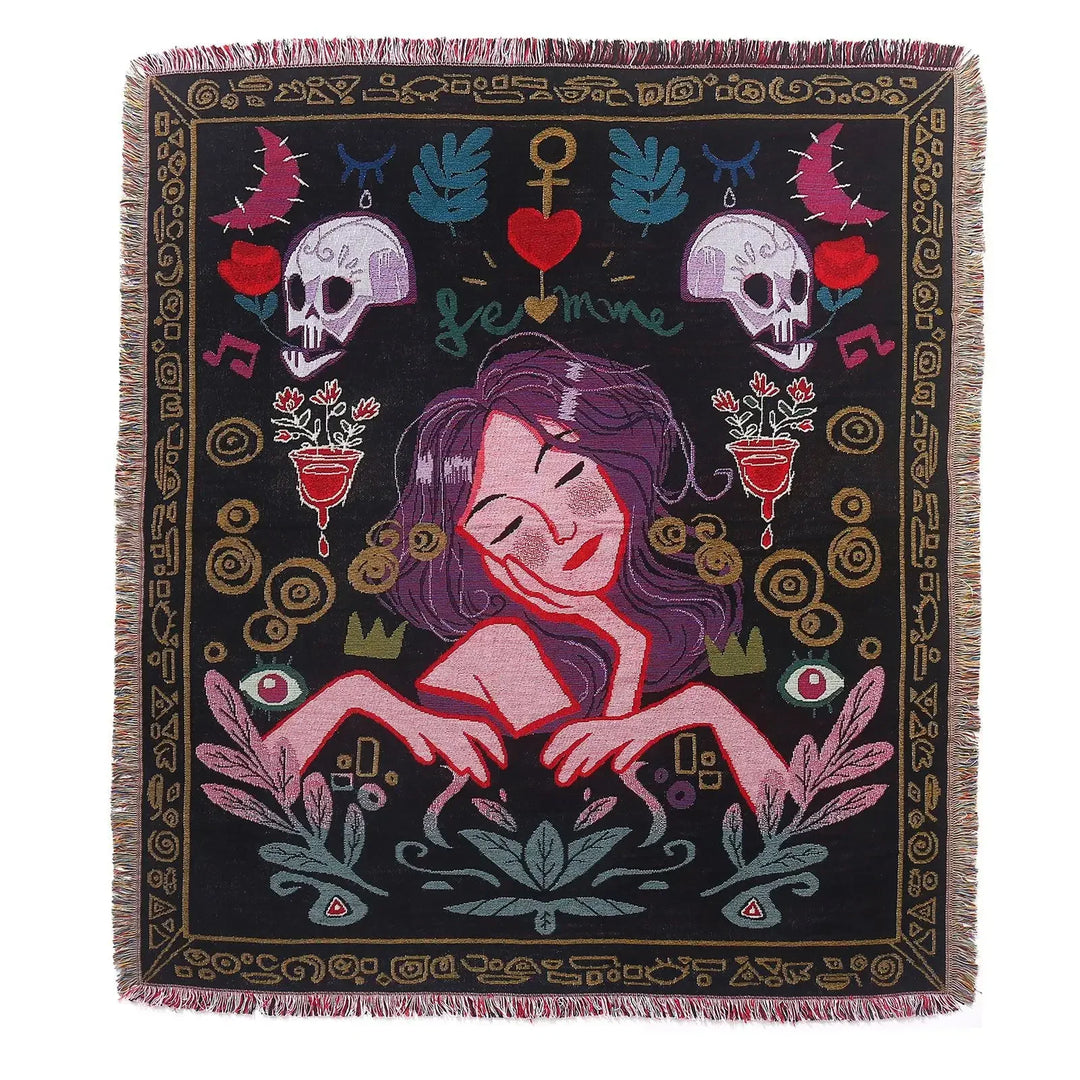 Lisslune | Bee & Eyes Garden Blanket