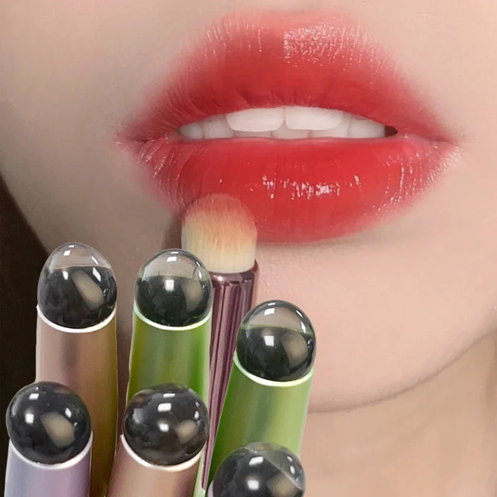 Rynx | Silicone Lip Brush Double-Sided Fiber Concealer Brush Soft Fiber Lipstick Applicator Makeup Brush Multipurpose Cosmetic Tools