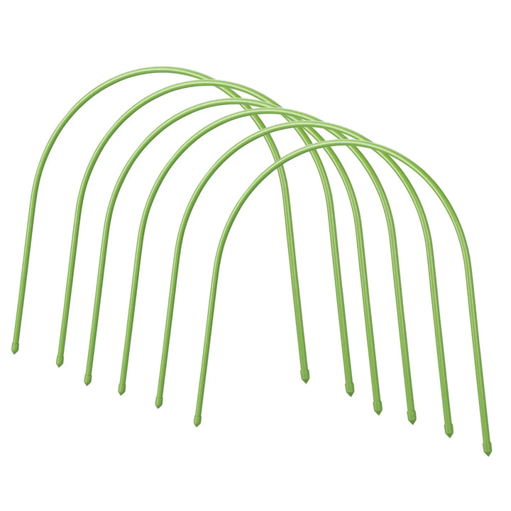 Rynx | Greenhouse Arch Plant Supports Grapevines Climbing Plastic Coated Steel Tube Arch Rack Vegetable Growth Garden Accessories