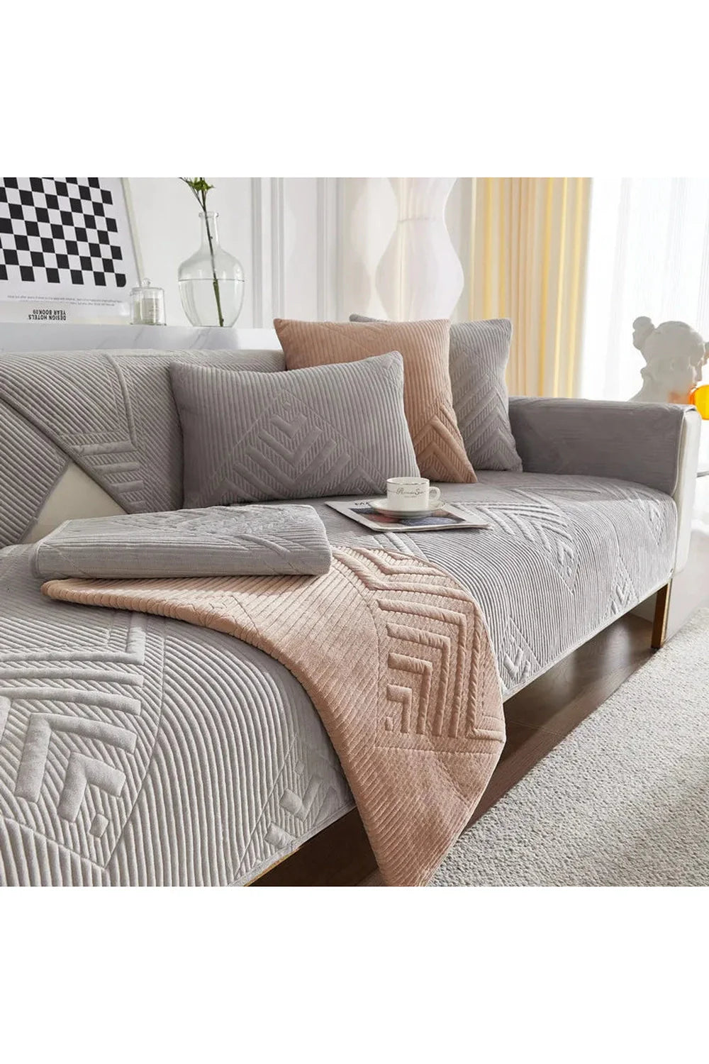 Lisslune | Soft Quilted Sofa Cover