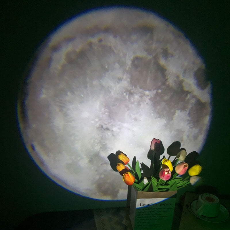 Lisslune | Mini Moon Projector Atmosphere Lamp
