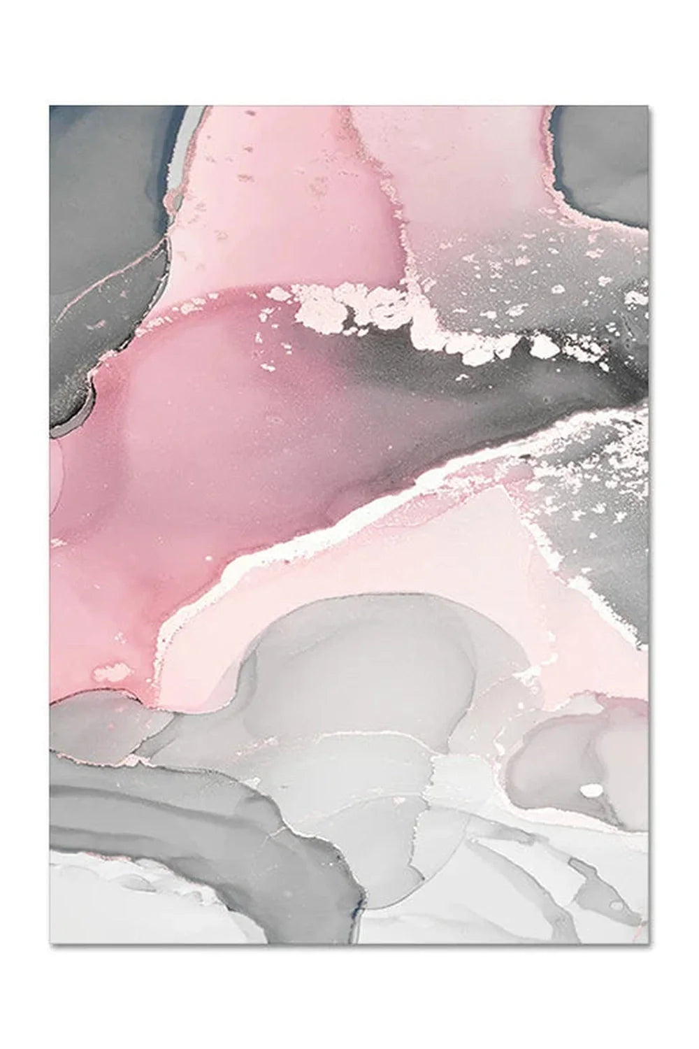 Lisslune | Marble Canvas Poster