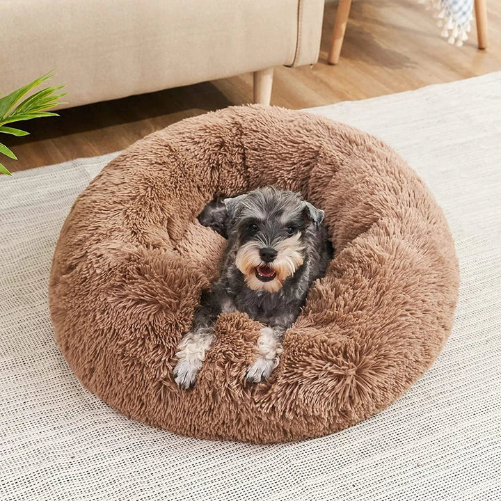 Lisslune | CozyNest Plush Round Pet Bed – Washable & Non-Slip