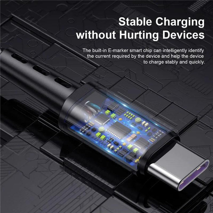 Lisslune | Ultra-fast USB C charging and data transfer cable for MacBook, Xiaomi, Samsung, Huawei - Reliable performance and compatibility
