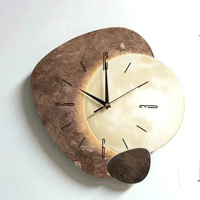 Lisslune | Modern Wall Clocks for Living Room – Elegant and Aesthetic Clock with Silent Function