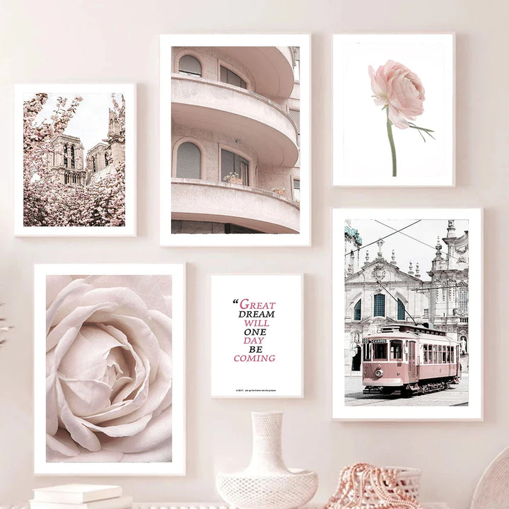 Lisslune | Tram Canvas Poster