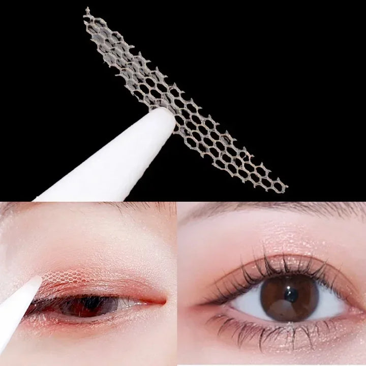 Rynx | Lace mesh invisible double eyelid tape stickers 360/600PCS self-adhesive eyelid tape stickers S/L makeup beige eyelid lift tools