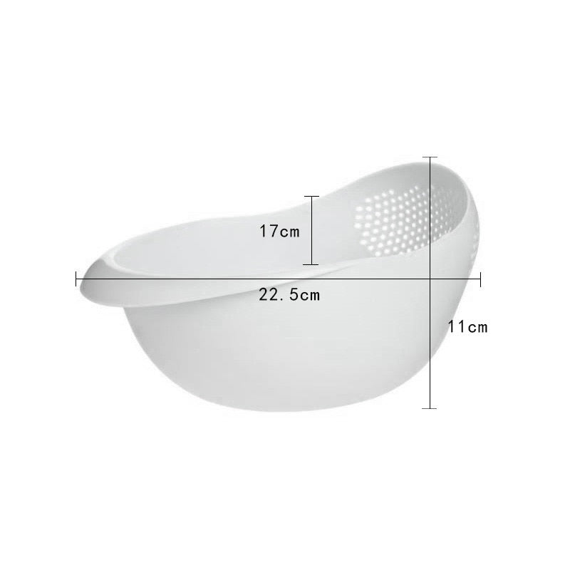 Lisslune | 2in1 Easy Rice Drainer Basket