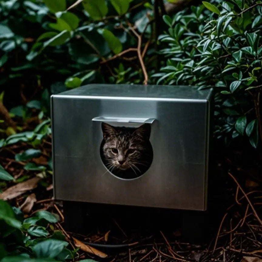 Rynx | Outdoor Cat House Pet Accommodation Waterproof Cold Windproof Scratch-resistant Heat Stroke Four Seasons Use Tent Dog Bed Warm House