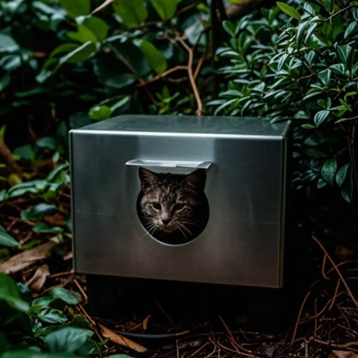 Rynx | Outdoor Cat House Pet Accommodation Waterproof Cold Windproof Scratch-resistant Heat Stroke Four Seasons Use Tent Dog Bed Warm House