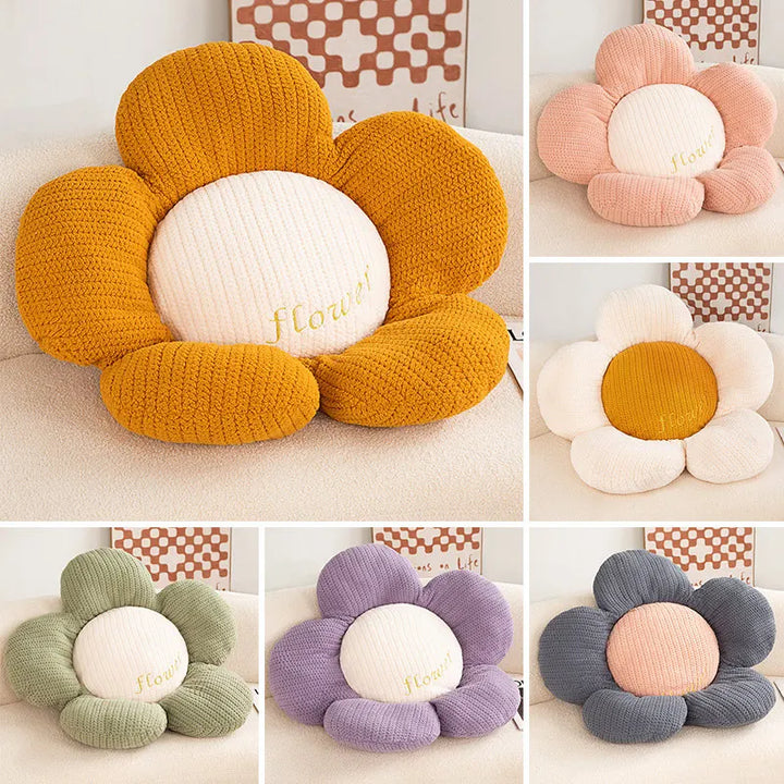 Lisslune | Fluffy Daisy Cushion