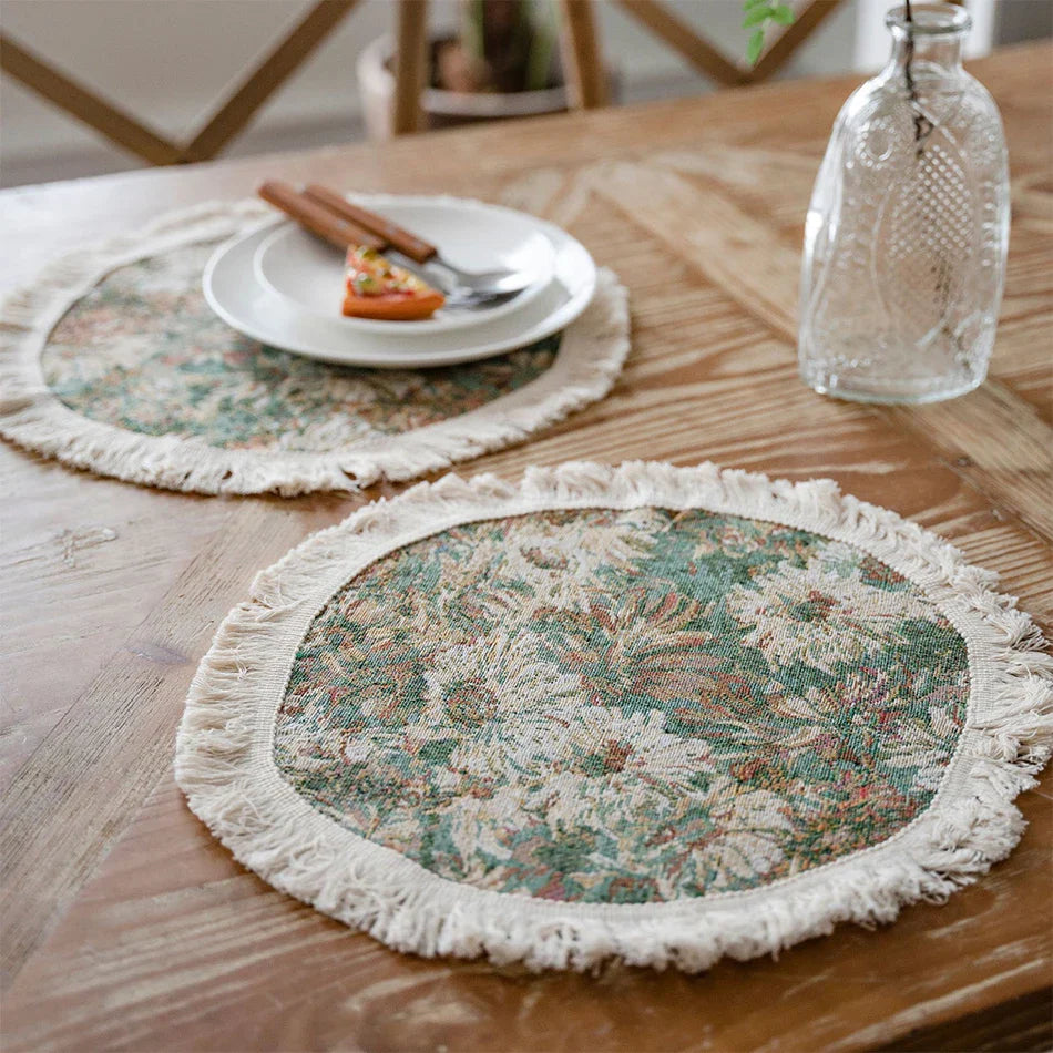 Rynx Sunflower Table Runner, Jacquard Craft Tea Table Decoration, Party Wedding, Holiday Decoration Best Choice