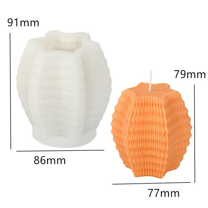 Lisslune | Creative spiral column silicone mold for unique candle and soap making!