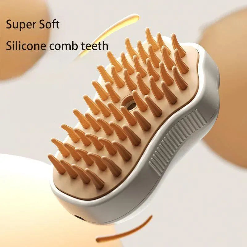 Lisslune | Ultimate 3-in-1 Pet Care Steam Brush and Comb for Cats and Dogs