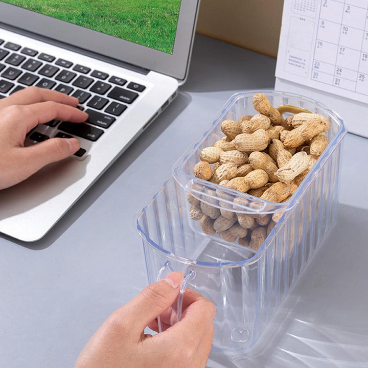 Lisslune | Clear Stack Transparent Double-Layer Basket