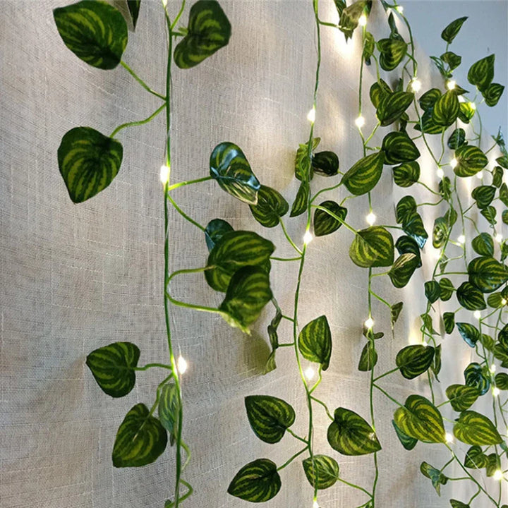 Lisslune | Artificial Vine Plants with LED Lights for Hanging