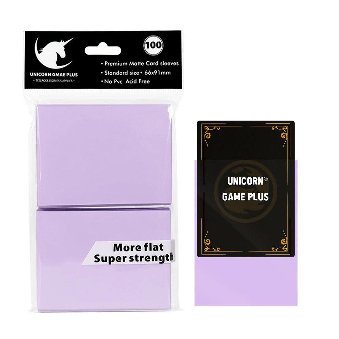 Rynx | 100 Pieces/Set Matte Standard Size Card Sleeves TCG Trading Cards Protection for Tarot Shield Board Games Magic Sleeves 66x91mm