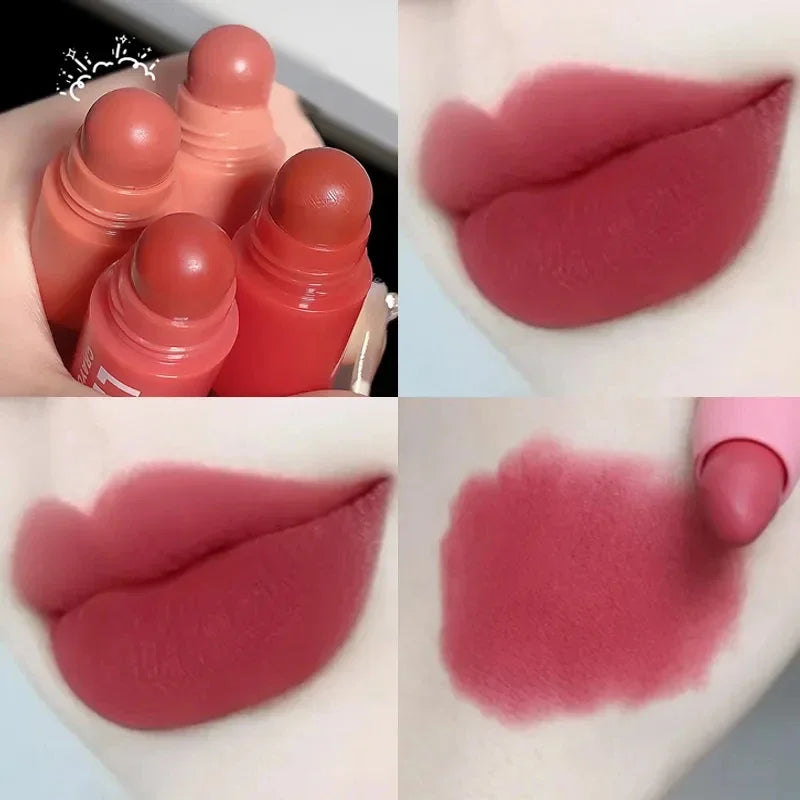 Rynx | 4 In 1 matte lipstick pencil set combo velvet sexy red lip color non-stick cup multicolor lipstick pencil makeup lip cosmetics set