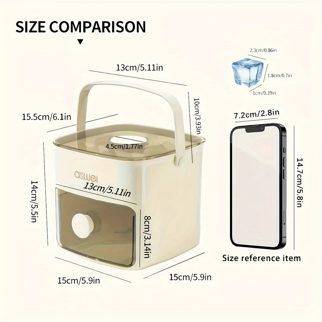 Lisslune | 48-Grid Easy Ice Cube Maker Machine