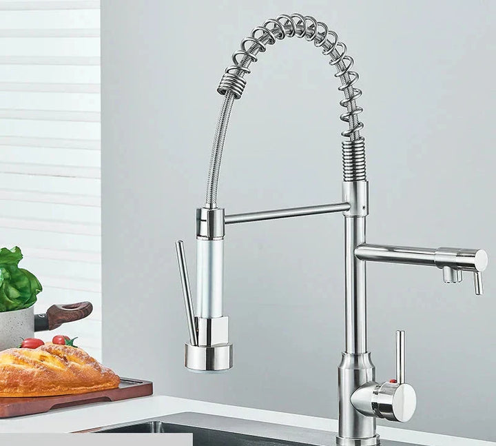 Lisslune | NickelPivot - 360° Rotating Kitchen Tap
