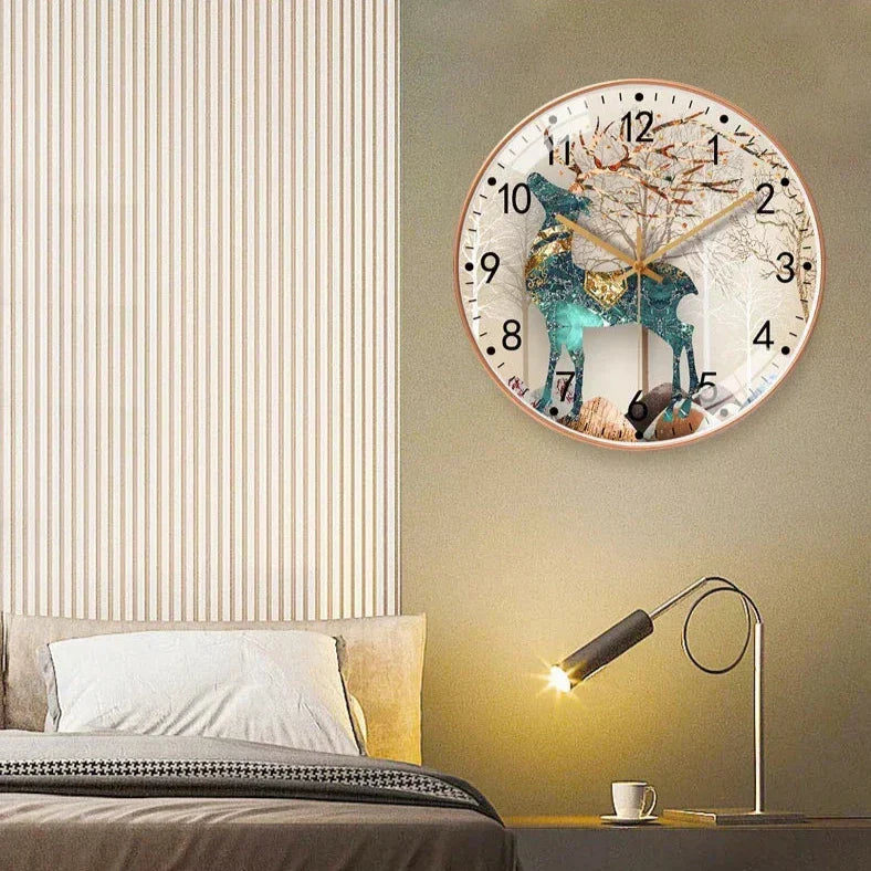 Lisslune | ScandiTick Elegant Wall Clock – Modern Design for Every Interior