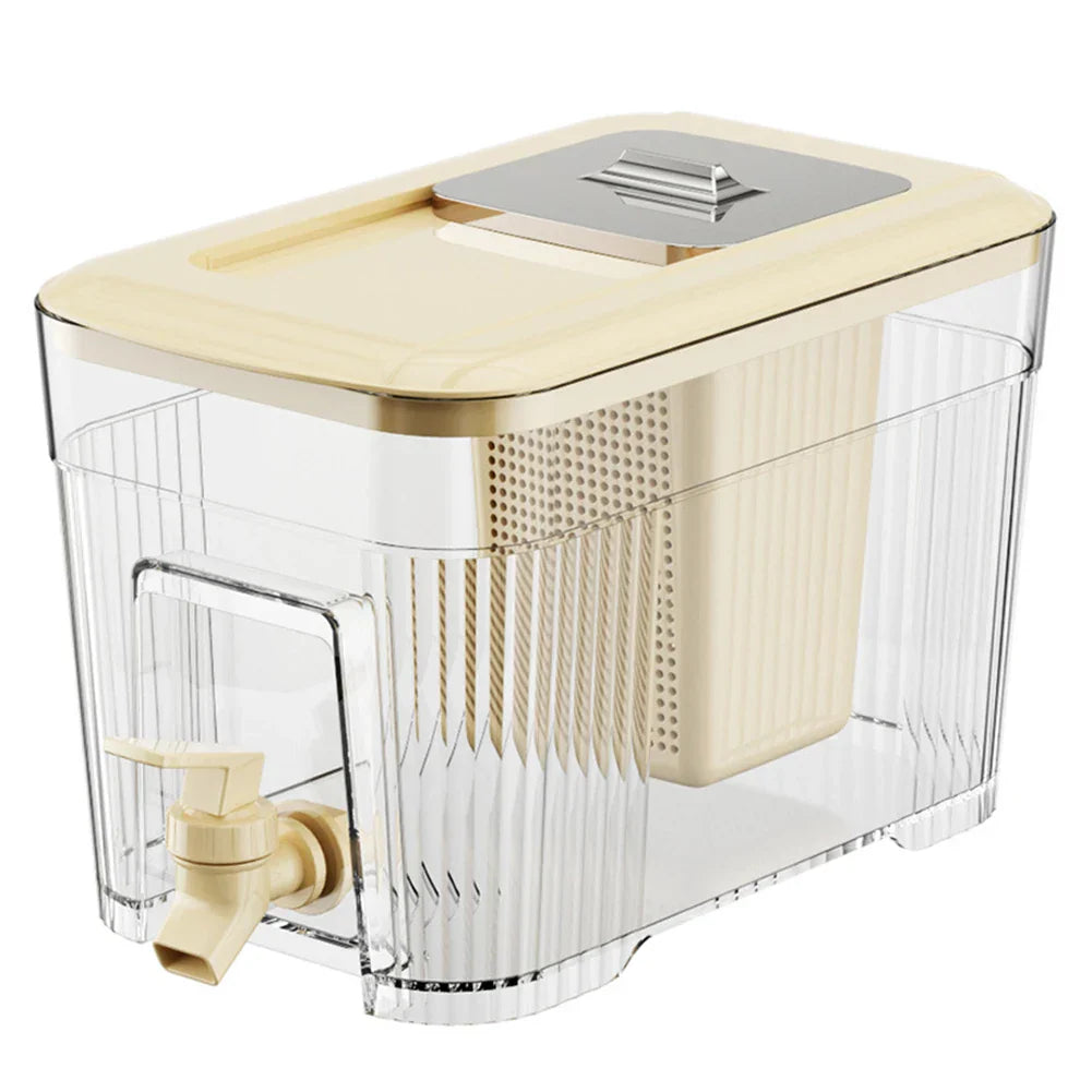 Lisslune | Built-in Spigot Portable Family-Sized Cold Beverage Dispenser