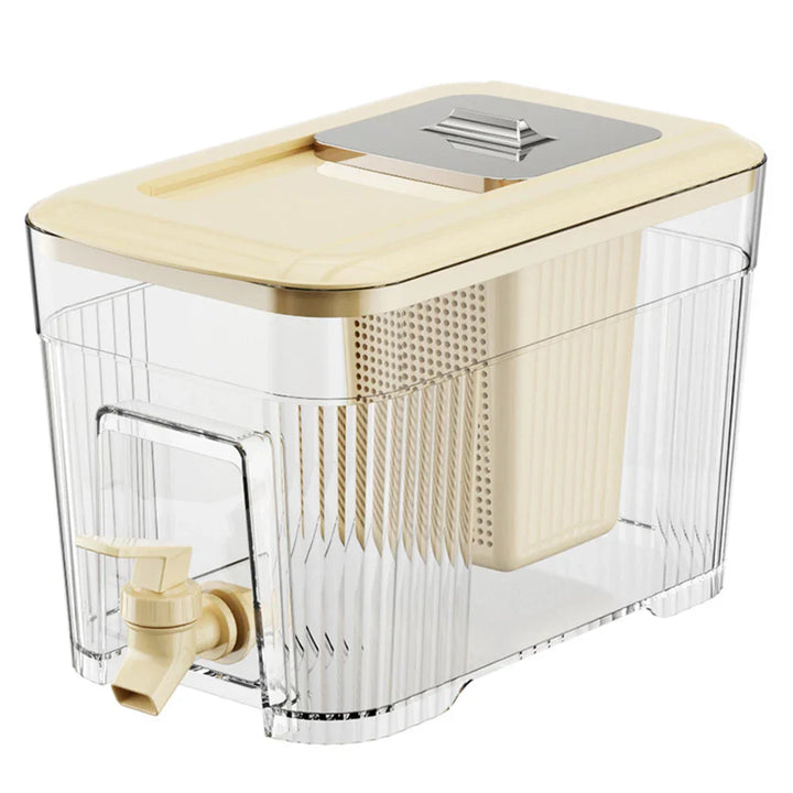Lisslune | Built-in Spigot Portable Family-Sized Cold Beverage Dispenser