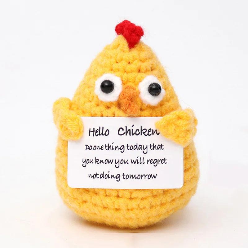 Lisslune | Shady Handcrafted Crochet Duck Ornaments for Emotional Support - Unique Home Decor and Perfect Christmas Gift