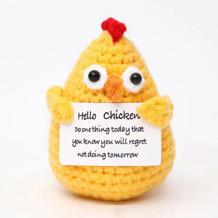Lisslune | Shady Handcrafted Crochet Duck Ornaments for Emotional Support - Unique Home Decor and Perfect Christmas Gift